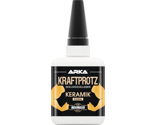 ARKA Kraftprotz Sekundenkleber Keramik flüssig 50 g