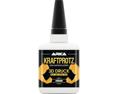 ARKA Kraftprotz Sekundenkleber 3D-Druck flüssig 50 g Arka Kraftprotz Sekundenkleber für 3D Druck