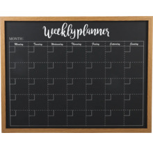 Wochenplaner Tafel mit Holzrahmen