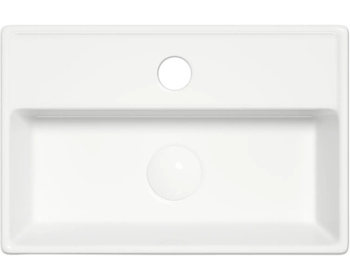 Waschbecken aus Keramik, Aufsicht