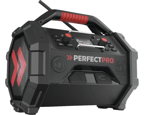 Perfectpro Bagger Radio mit Digitalradio, USB-Anschluss und AUX-Eingang