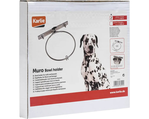 Muro Futternapfhalter für Wände und Zwinger, Verpackung