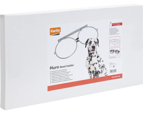 Karlie Muro Futternapfhalter für Wand und Zwinger Verpackung