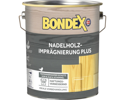 BONDEX Nadelholzimprägnierung Plus Farblos 4 l