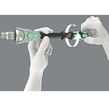 Wera Werkzeug mit drehbarem Griff in der Hand