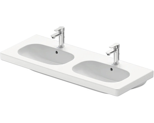 DURAVIT Doppelwaschtisch D-Code 120 cm weiß 03481200002