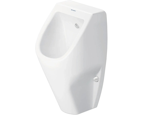 DURAVIT Urinal D-Code ohne Spülrand mit Spüldüse Zulauf von hinten weiß 0829300000 Weißes Urinal für den Sanitärbereich.