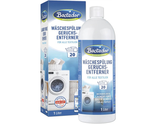 Waschmittel Bactador® Wäschespühlungs Geruchsentferner 1 L umweltschonendes Flüssigwaschmittel für eine porentiefe Reinigung der Kleidung