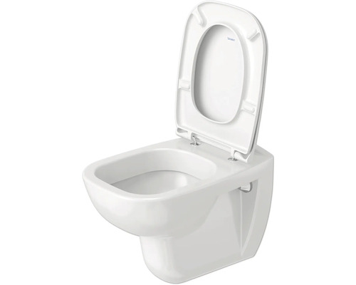 Wand-Tiefspül-WC mit offenem Spülrand und WC-Sitz