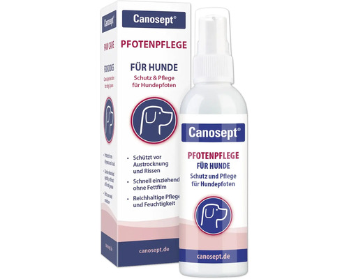 Pflegemittel Canosept® Pfotenpflege für Hunde Pumpflasche 75 ml reichhaltige Pflege und Feuchtigkeit, schnell einziehend, ohne Fettfilm