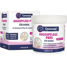 Canosept Augenpflegepads für Hunde, 100 Stück in praktischer Spenderbox