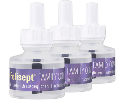 Drei Felisept Family Comfort Verdampfer für Katzen