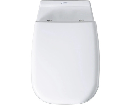 Duravit Logo auf einem Toilettendeckel