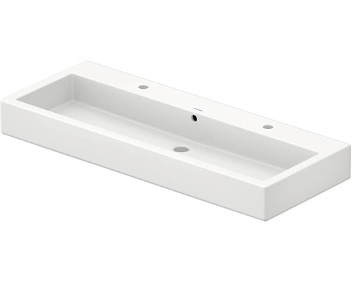 DURAVIT Doppelwaschtisch Vero 120 x 47 cm weiß glänzend 454120024