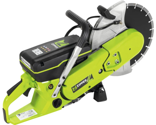 Zipper Steintrennsäge mit Akku für Bauarbeiten