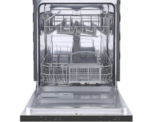 Offener Geschirrspüler mit Innenraumansicht