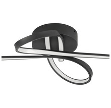 LED Deckenleuchte 19W 2700 lm 3000 K 69x28 cm Selvina 1 schwarz/weiß