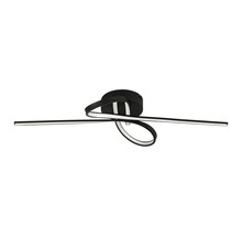 LED Deckenleuchte 19W 2700 lm 3000 K 69x28 cm Selvina 1 schwarz/weiß