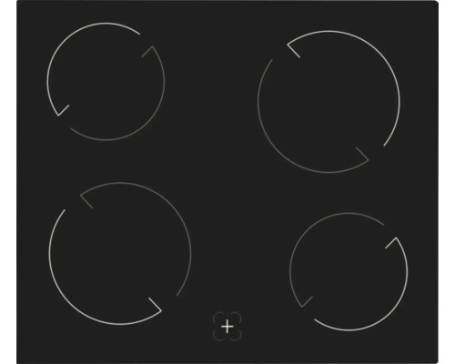 Glaskeramikkochfeld mit vier Kochzonen