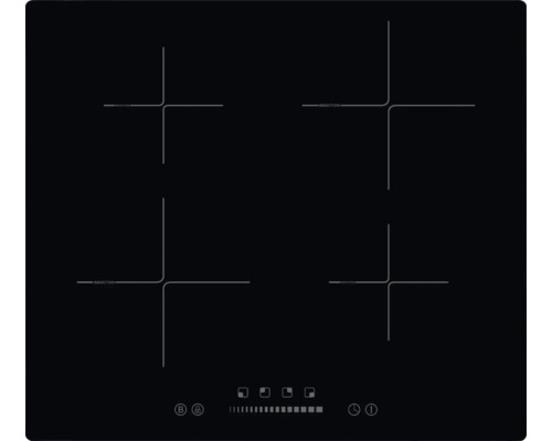 Induktionskochfeld mit vier Kochzonen