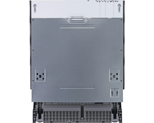 Rückansicht eines Geschirrspülers zur Installation in einer Küche