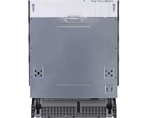 Rückansicht eines Geschirrspülers mit Befestigungspunkten