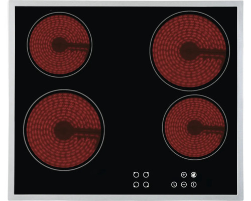 Glaskeramikkochfeld mit vier Kochzonen