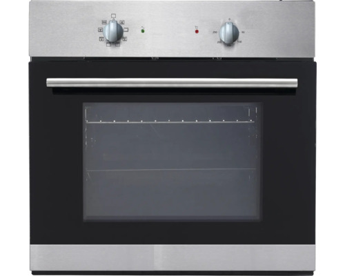 Einbaubackofen mit Temperaturregler und Funktionswahlschalter