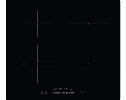 Induktionskochfeld mit vier Kochzonen