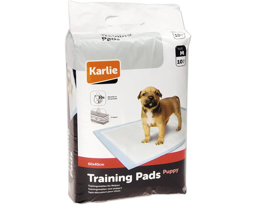 Hundeunterlage Karlie Puppy Trainingsmatte Welpen Pinkelpad ca. 60 x 45 cm 10 Stück