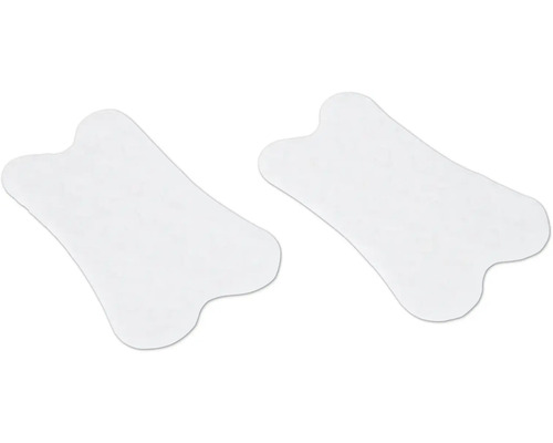 Zwei weiße Gua Sha Schaber zur Gesichtsmassage