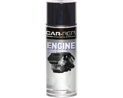 Car-Rep Sprühlack Motor-Spray glänzend schwarz 400 ml Car-Rep Motorspraydose für Automobilprodukte