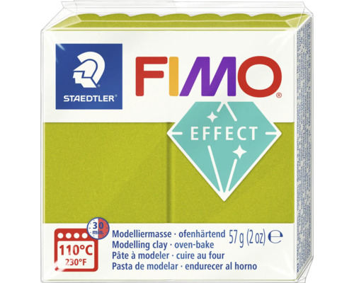 Modelliermasse Fimo Effect grün metallic 57 g