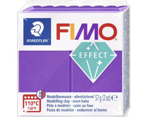 Modelliermasse Fimo Effect lila metallic 57 g