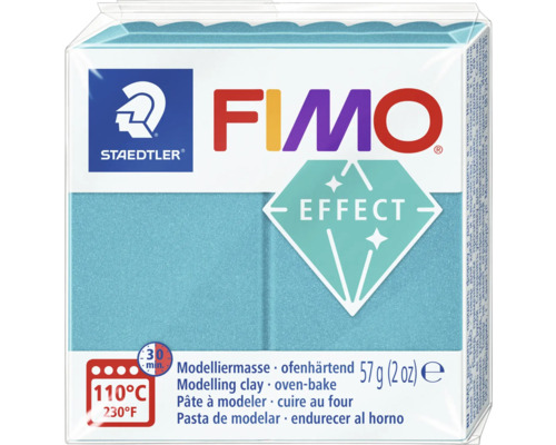 Modelliermasse Fimo Effect türkis metallic 57 g