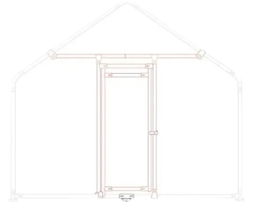 Freilaufgehege Zipper DIY Tür Kit Heimtiergehege ZI-CR-TK für Hühner, Geflügel, Kaninchen, Meerschweinchen Freilaufgehege Zipper DIY Tür Kit Heimtiergehege ZI-CR-TK für Hühner, Geflügel, Kaninchen, Meerschweinchen