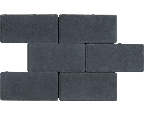 Rechteckige Pflastersteine aus Beton