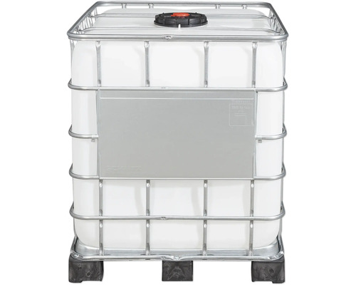 IBC Container mit Stahlgitterbox auf Palette