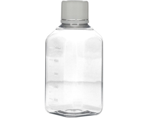 Leere 500 ml Laborflasche mit Schraubverschluss