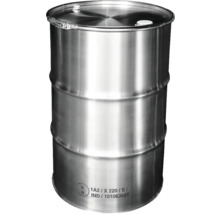 Edelstahlfass mit Deckel