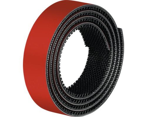 Tesa Ultra Power Lock Klettband schwarz 1 m x 25 mm Klettbandrolle mit selbstklebender Rückseite