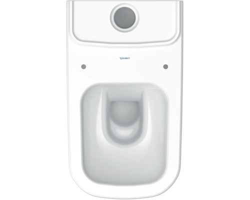 Aufnahme einer Aufsicht auf eine Toilette des Herstellers Duravit