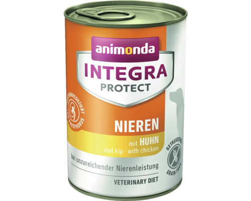 Hundefutter nass animonda Intergra Protect Nieren 400 g mit Huhn, bei unzureichender Nierenleistung