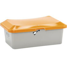 CEMO Streugutbehälter PLUS3 grau-orange 100 l