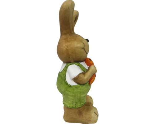 Osterhase Figur mit Karotte