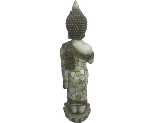 Buddha Statue mit Mosaikmuster