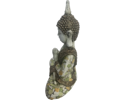 Buddha Statue mit Mosaikmuster für den Garten