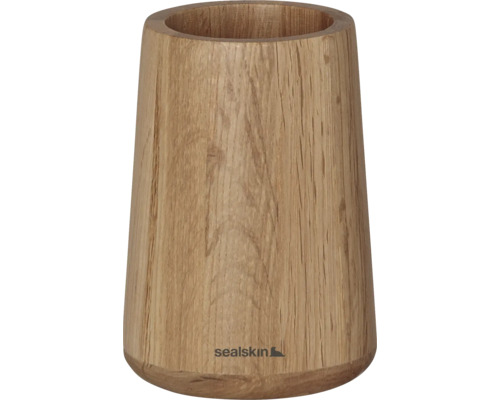 Holzbecher für Badaccessoires