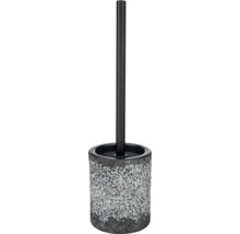 Toilettenbürstengarnitur mit Steinstruktur