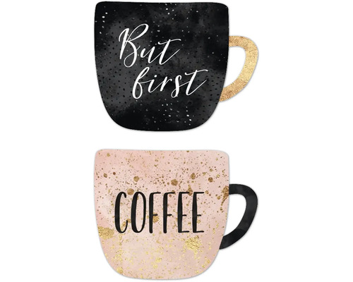 Dekomagnete But first, Coffee 8,5x5,5 cm